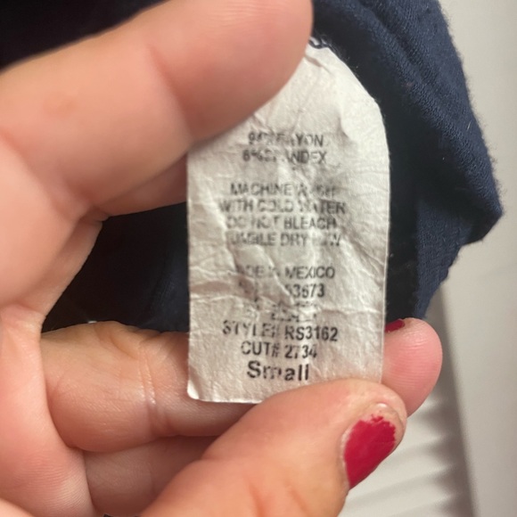 Dirtee Laundry Super Soft Cropped Tie Front Tee Size Small-Positive Quotes - Picture 3 of 5